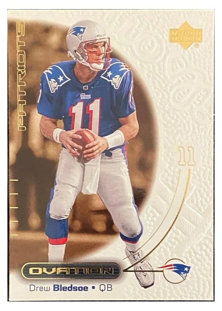 2000 Upper Deck Ovation Drew Bledsoe #33 card