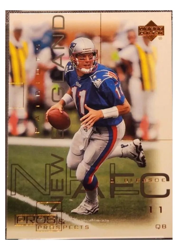 2000 Upper Deck Pros & Prospects Drew Bledsoe #48 card