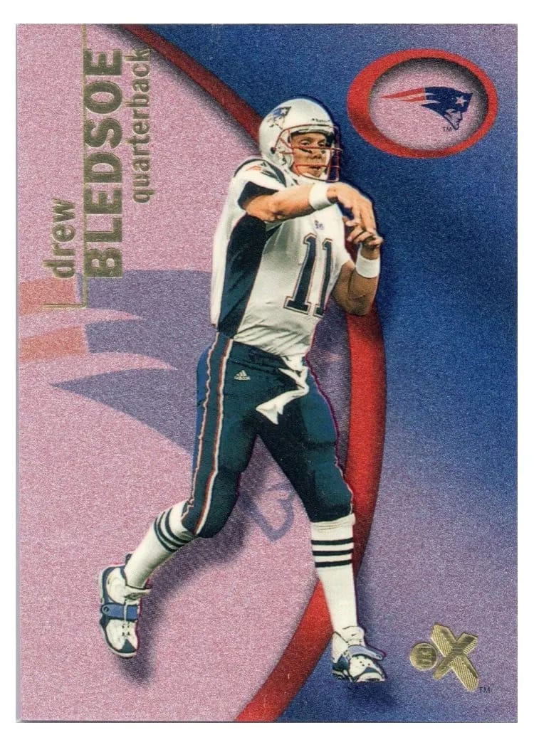 2001 Fleer E X Drew Bledsoe #56 card