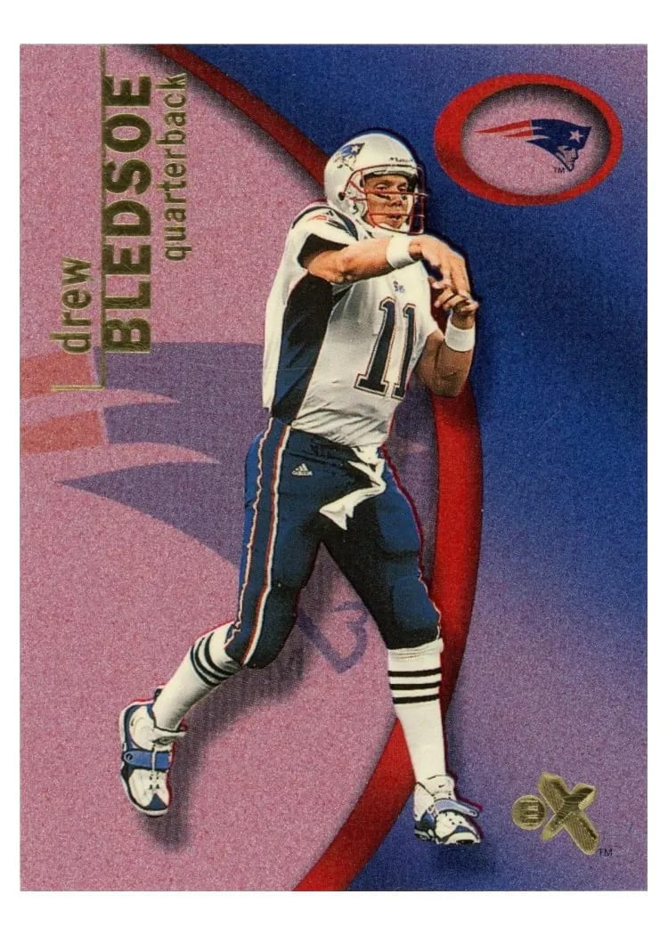 2001 Fleer E X Drew Bledsoe Essential Cred. Now #56 card