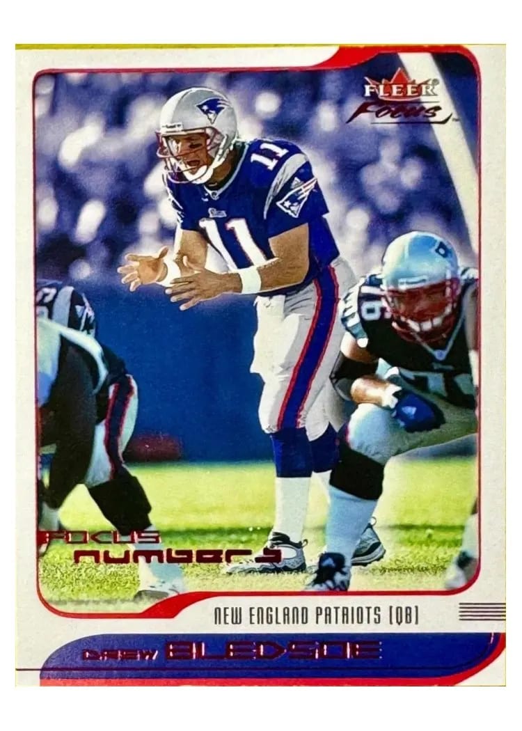 2001 Fleer Focus Drew Bledsoe #30 card