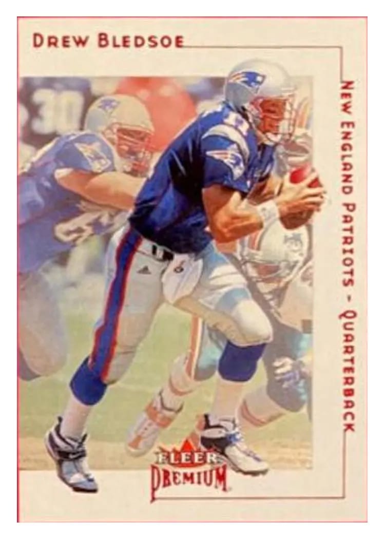 2001 Fleer Premium Drew Bledsoe #129SR card