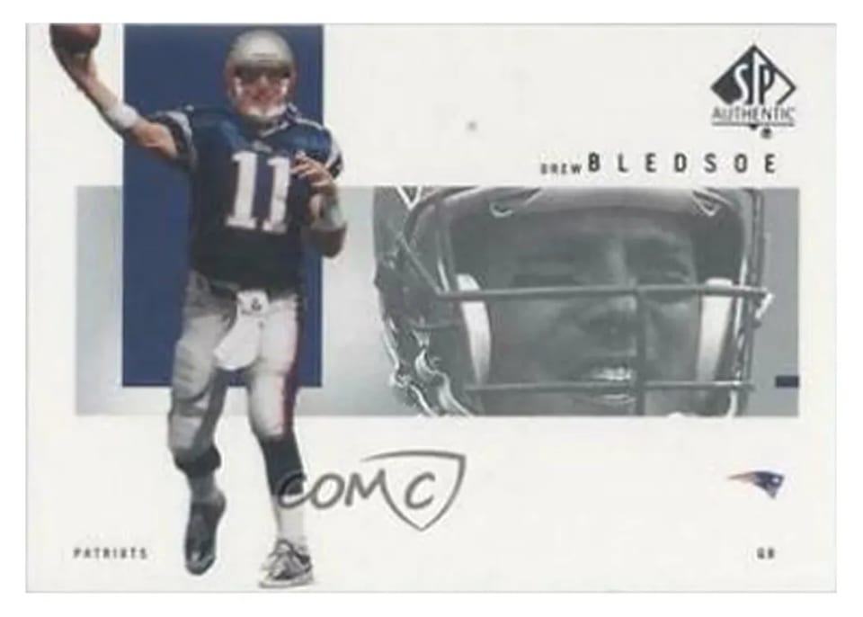2001 SP Authentic Drew Bledsoe #53 card