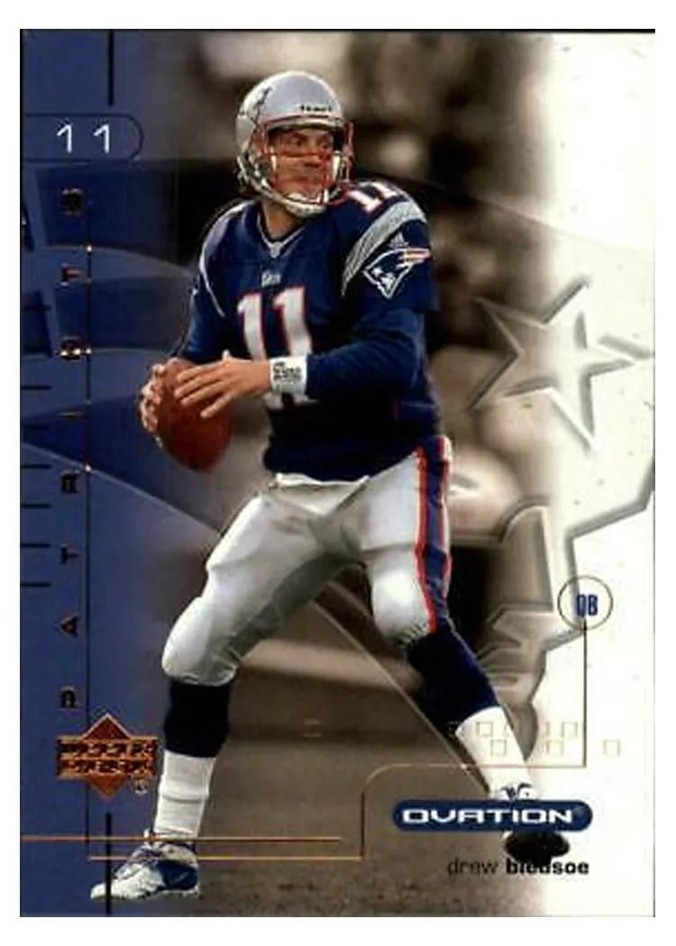 2001 Upper Deck Ovation Drew Bledsoe #54 card