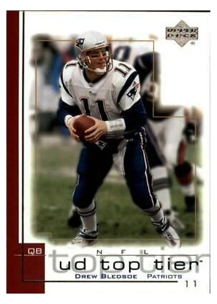 2001 Upper Deck Top Tier Drew Bledsoe #98 card