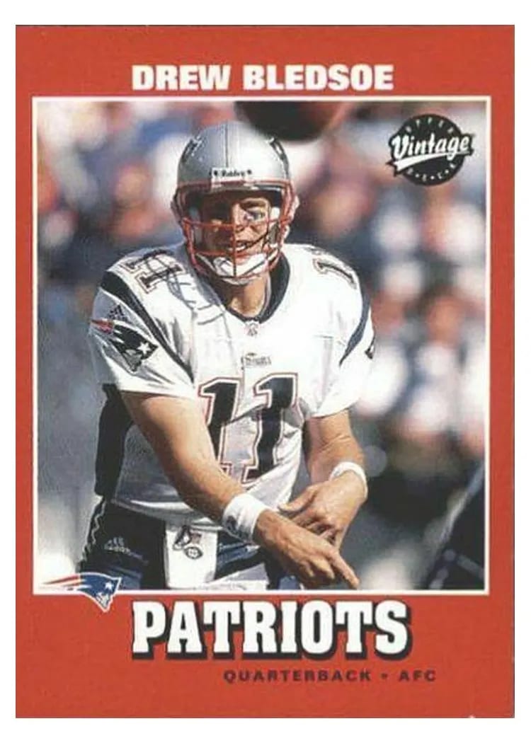 Drew Bledsoe, 2001 Upper Deck Vintage
