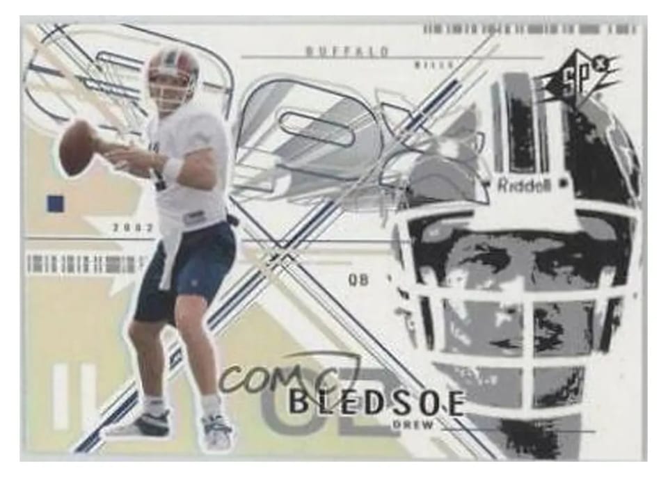 2002 Spx Drew Bledsoe #1 card