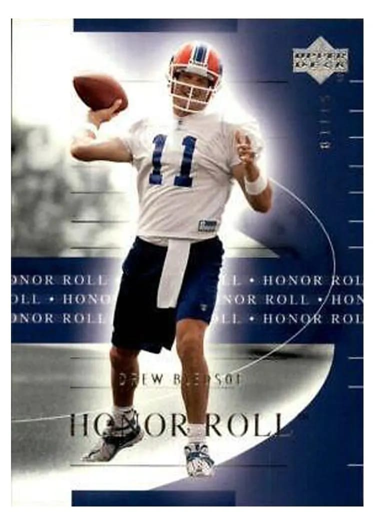 2002 Upper Deck Honor Roll Drew Bledsoe #7 card