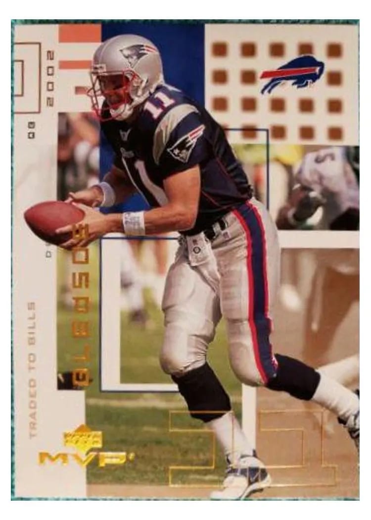 2002 Upper Deck MVP Drew Bledsoe #22 card