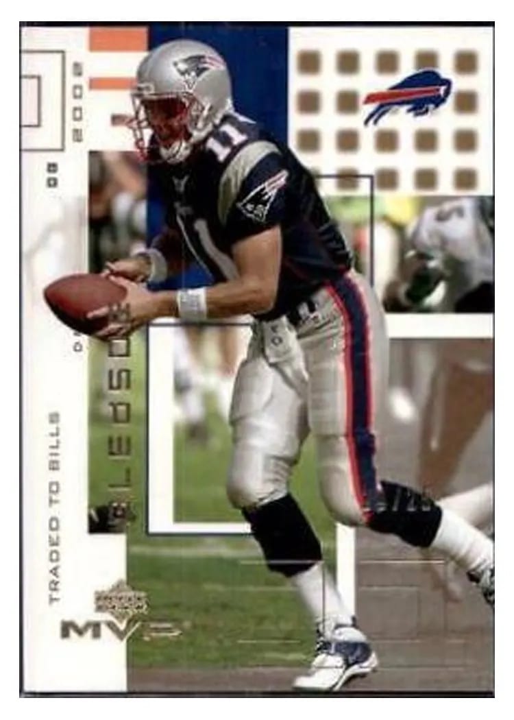 2002 Upper Deck MVP Drew Bledsoe #22 card