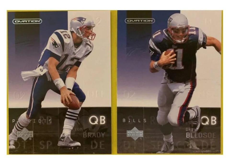 2002 Upper Deck Ovation Drew Bledsoe #10 card