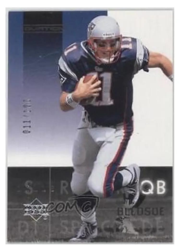 2002 Upper Deck Ovation Drew Bledsoe Silver #10 card