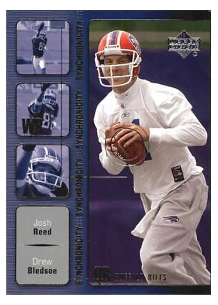 2002 Upper Deck Synchronicity Drew Bledsoe #SY3 card