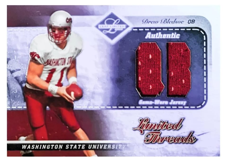 2003 Leaf Limited Threads Drew Bledsoe Positions #LT-30 card