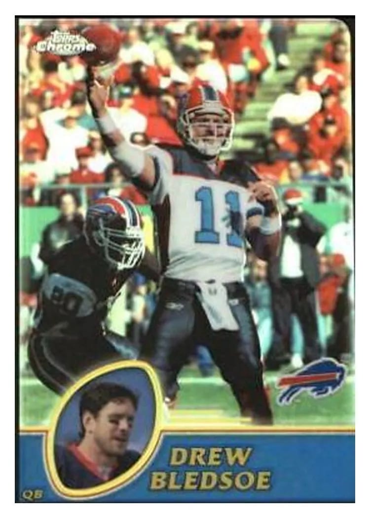 2003 Topps Chrome Drew Bledsoe #43 card