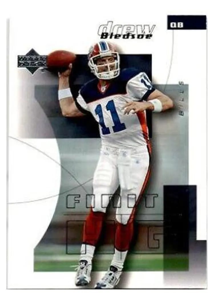 2004 Upper Deck Finite Drew Bledsoe #10 card