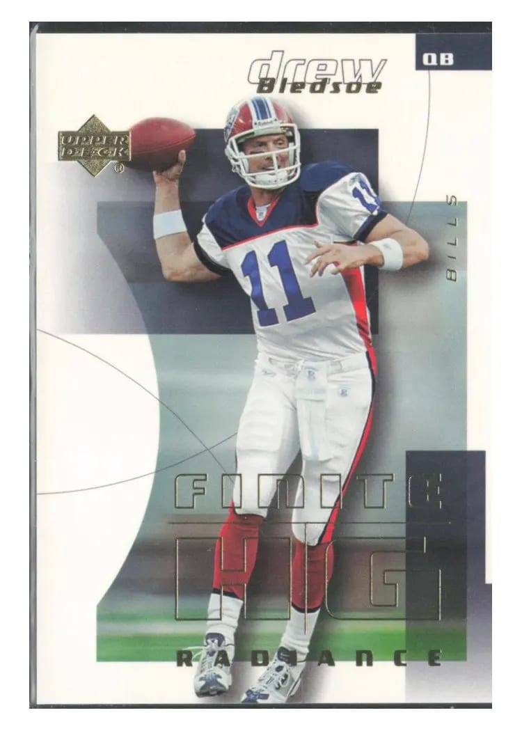 2004 Upper Deck Finite Drew Bledsoe #10 card