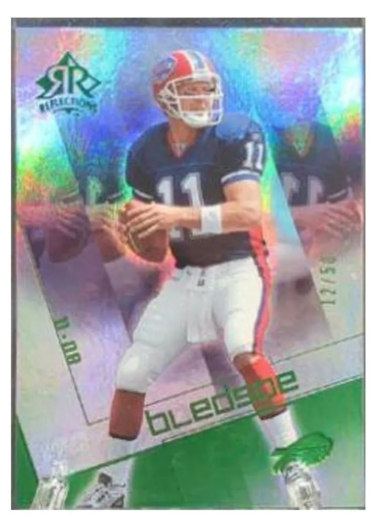 2004 Upper Deck Reflections Drew Bledsoe #10 card