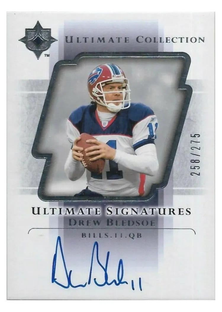 2004 Upper Deck Ultimate Collection Signatures Drew Bledsoe #US-DB card