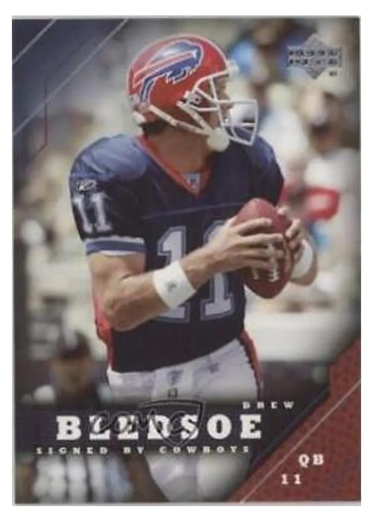 2005 Upper Deck Drew Bledsoe #50 card