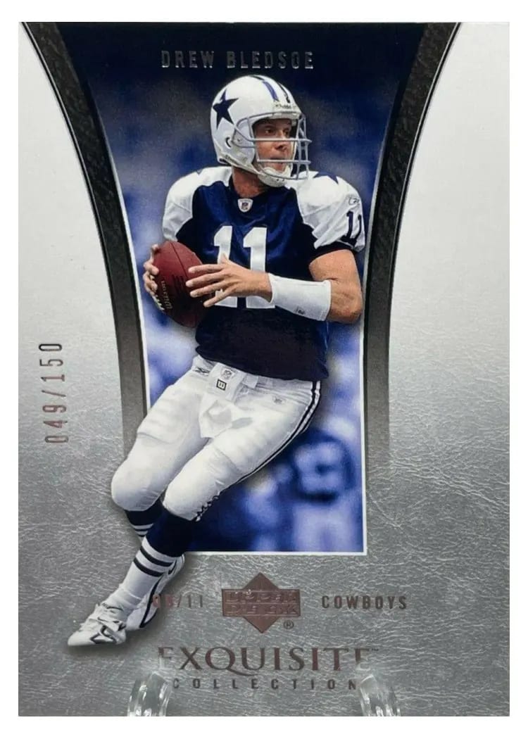 2005 Upper Deck Exquisite Collection Drew Bledsoe #10 card