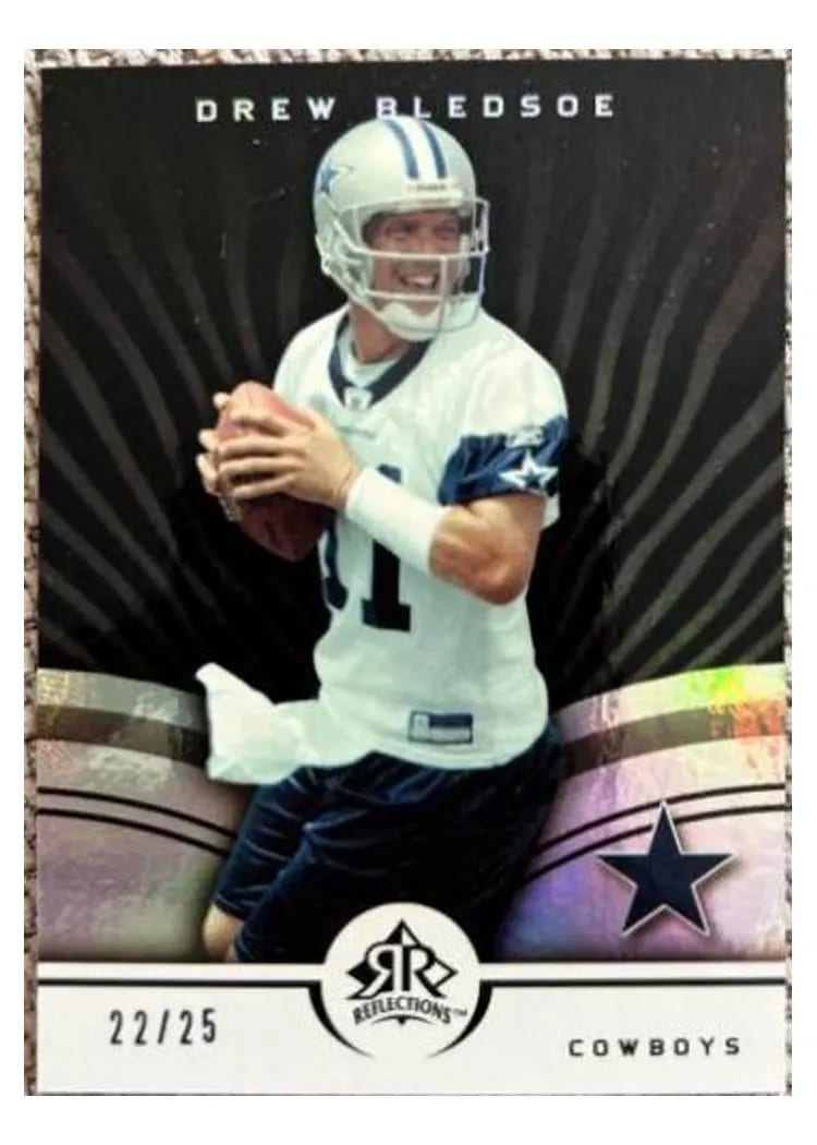 2005 Upper Deck Reflections Drew Bledsoe #26 card