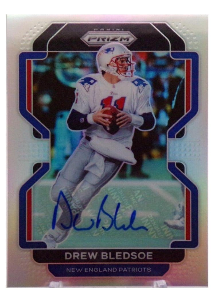2021 Panini Prizm Base Set Drew Bledsoe #102 card