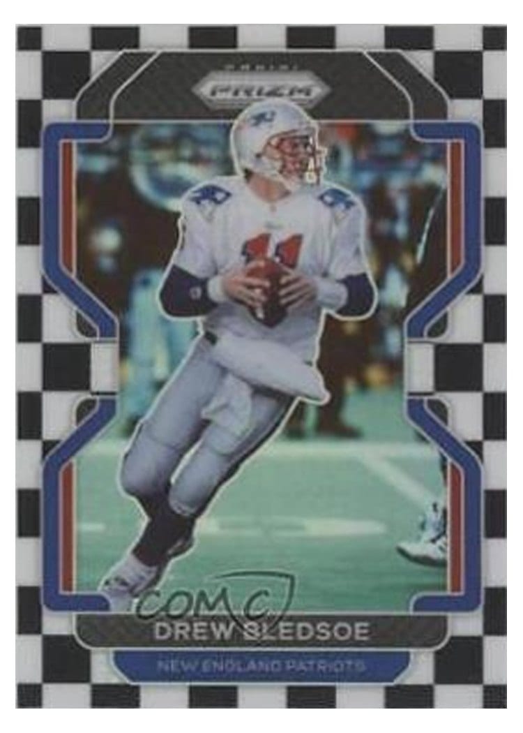 2021 Panini Prizm Base Set Drew Bledsoe #102 card