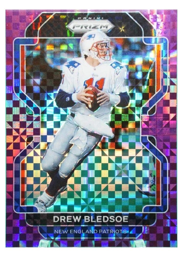 2021 Panini Prizm Base Set Drew Bledsoe #102 card