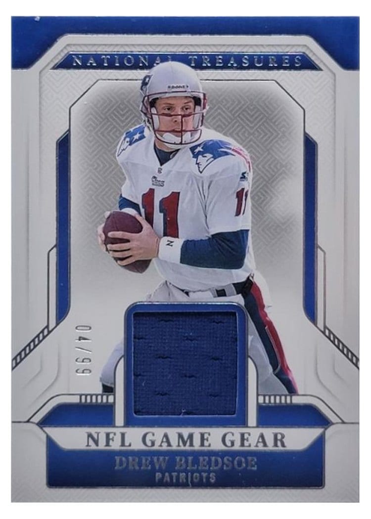 2024 Panini National Treasures NFL Game Gear Drew Bledsoe #4 card