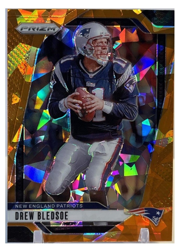 2024 Panini Prizm Base Set Drew Bledsoe Orange Ice #200 card