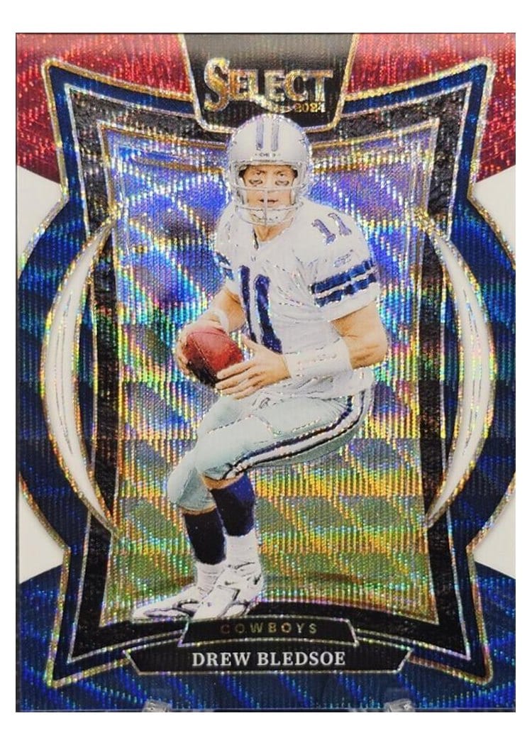 2024 Panini Select Base Set Drew Bledsoe #53 card