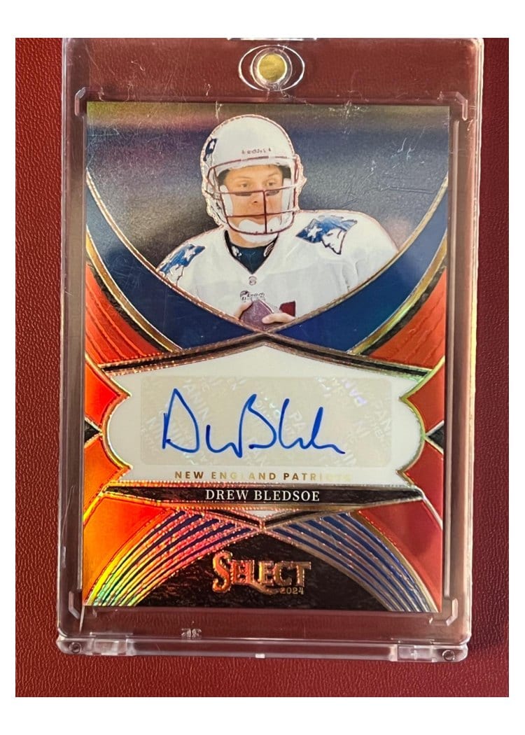 2024 Panini Select Select Signatures Drew Bledsoe #4 card