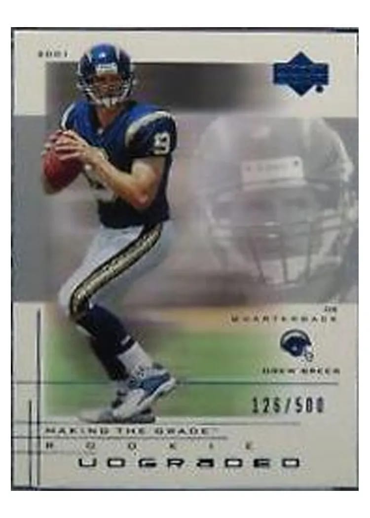 2001 Upper Deck Graded Drew Brees #47 card