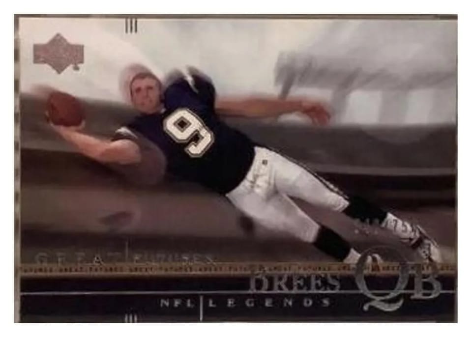 2001 Upper Deck Legends Drew Brees #111 card