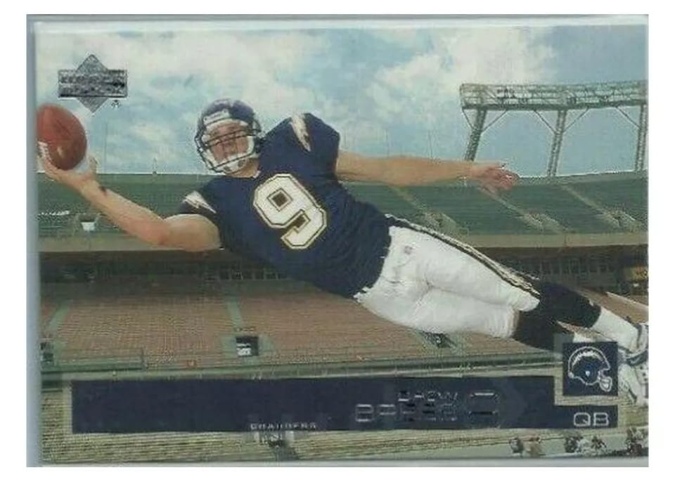 2002 Upper Deck Drew Brees #139 card