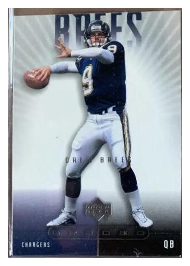 2002 Upper Deck Graded Drew Brees #73 card