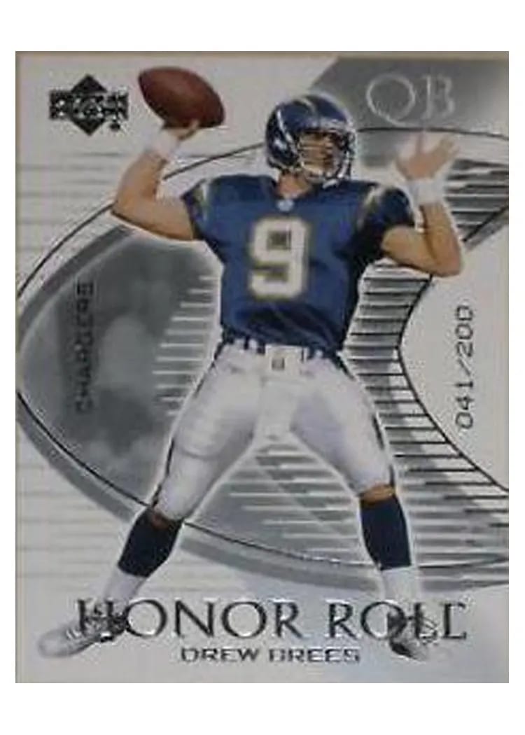 2003 Upper Deck Honor Roll Drew Brees #45 card