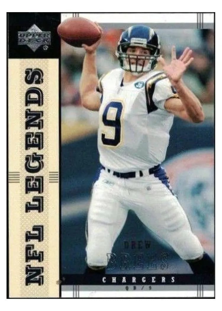 2004 Upper Deck Legends Drew Brees #72 card