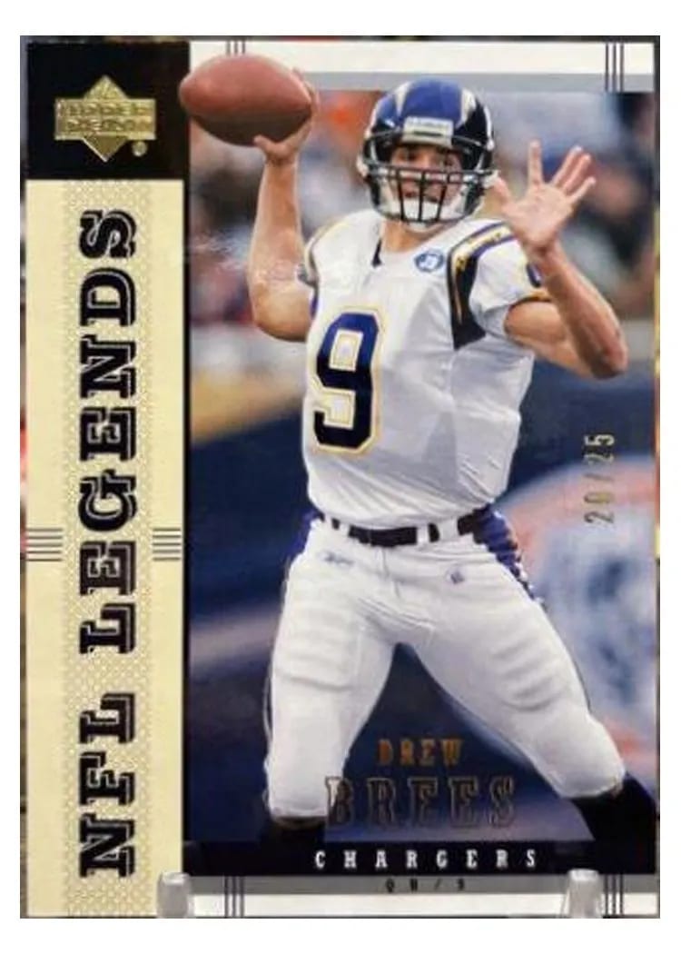 2004 Upper Deck Legends Drew Brees #72 card
