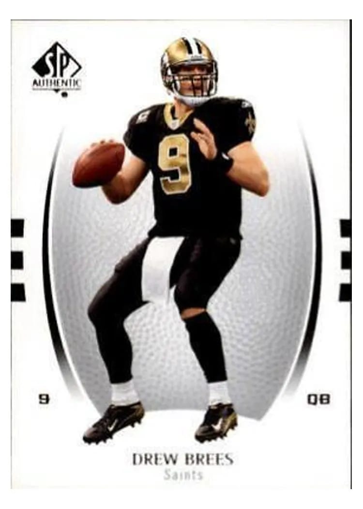 2007 SP Authentic Drew Brees #32 card