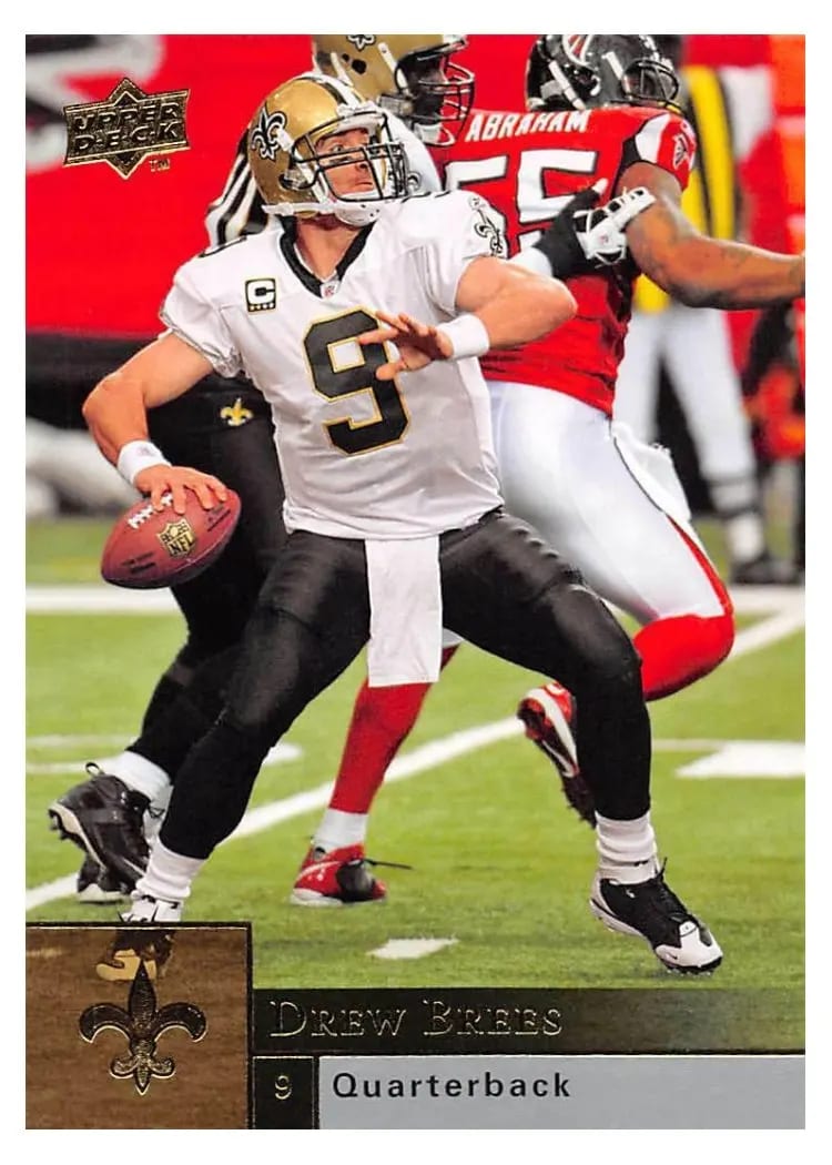 2009 Upper Deck Drew Brees #122 card