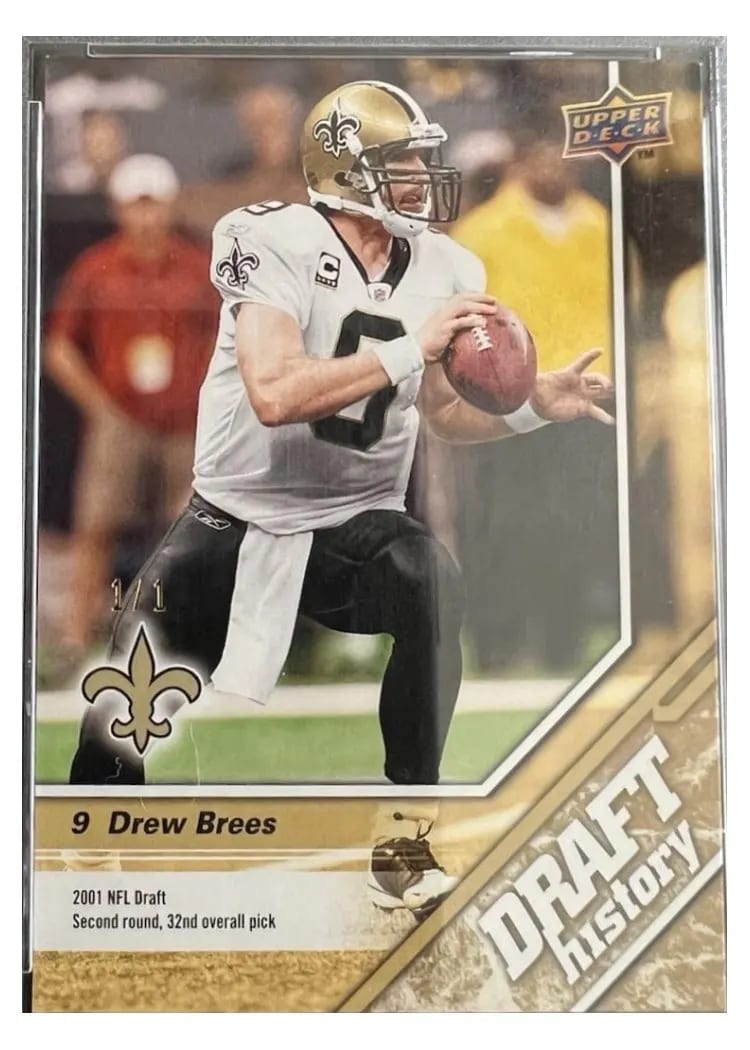 2009 Upper Deck Draft Edition Drew Brees #153 card