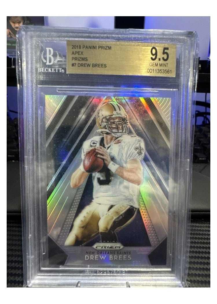 2018 Panini Prizm Apex Drew Brees #7 card