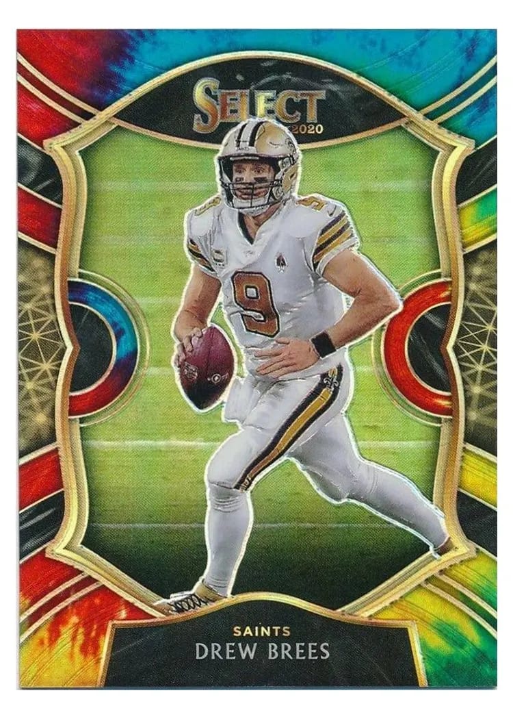 2020 Panini Select Base Set Drew Brees #15 card