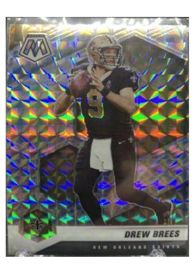 2021 Panini Mosaic Base Set Drew Brees #143 card