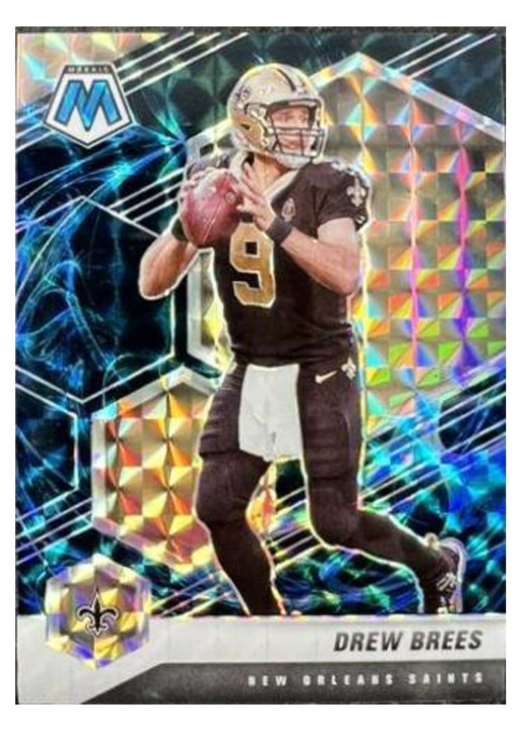 2021 Panini Mosaic Base Set Drew Brees #143 card