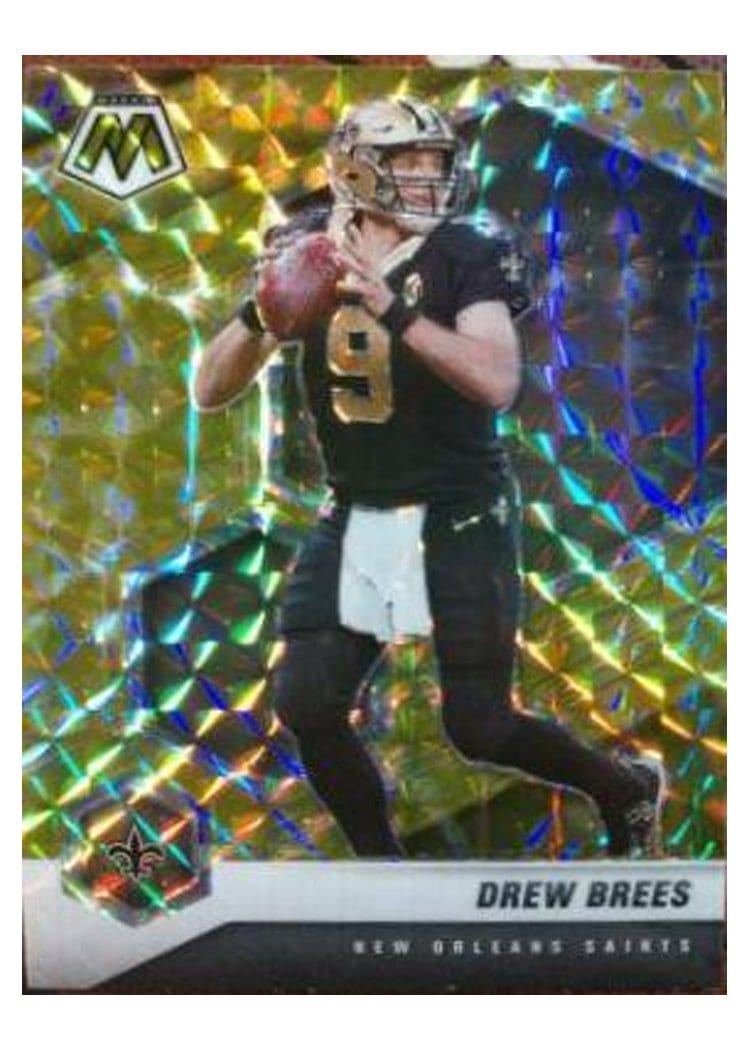 2021 Panini Mosaic Base Set Drew Brees #143 card