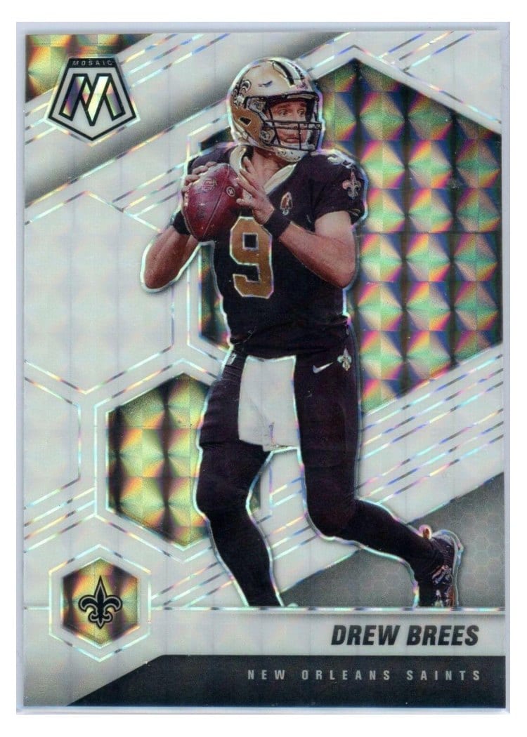 2021 Panini Mosaic Base Set Drew Brees #143 card