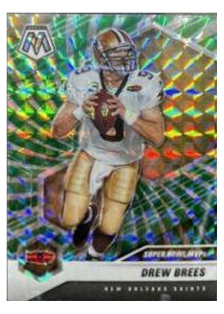 2021 Panini Mosaic Base Set Drew Brees #143 card